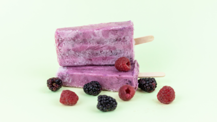 fruit popsicles, raspberry popsicle, blueberry popsicle, Snack Alternatives for Toddler Health